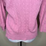 Merona Women's Rose Pink V-neck 3/4 Sleeve Pointelle Cardigan Sweater Plus XL Photo 5