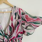 Ba&sh Beryl Rose Silk Faux Wrap Midi Dress size L (10) as seen on Kelly Ripa Photo 7