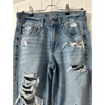 American Eagle American Eagle Pride 90's Straight Distressed Blue Jeans Size 2 Photo 2