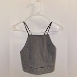 Urban Outfitters  women’s size medium black and white crop top Photo 1