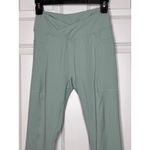 Bo+Tee  Crossover Front Scrunch Bootie Dusty‎ Blue Leggings XS Photo 1