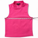Mixed Threads hot pink ribbed mock neck top
Sleeveless Y2K style Sz M Size M Photo 3