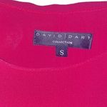 David Dart Fuchsia pink two piece blouse and maxi skirt. Size Small. Rayon. Photo 10