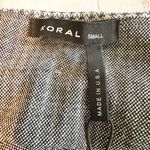 Koral  Restrain Lux Off Shoulder Long Sleeve Crop Top Size Small Lavish Photo 4