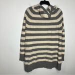 Joie  100% cashmere‎ sweater cardigan gray & cream size medium Photo 5