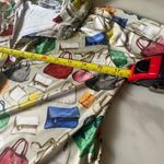 Adele Altman Vintage Button Down Purse Print Feminine Blouse Size L Size L Photo 7