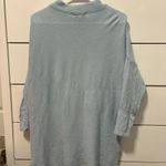 Pura Cashmere Light Blue Ribbed Sweater Size M Photo 2