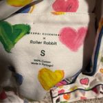 Roller Rabbit Kerri Rosenthal Tiny Drops of Love Hearts Polo Pajamas Size Small Photo 6