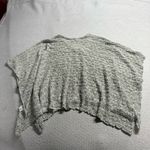 Island Tribe Knits Boho Grey Knit Villa Shawl One Size NWT Lagenlook Gray Photo 3