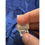 Lulu B Hippie Cottage Embroidered Asymmetrical Cotton Tunic Top Size Large Beach Blue Photo 10