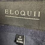 Eloquii  blue linen blend blazer open front 3/4 sleeve size 26 F4 Photo 2