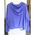 Zella Z by  Lavender Full Zip Hooded Activewear Sz L Photo 5