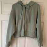 Knox Rose Cropped Green Sweater Photo 3