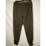 JISAI Nylon Pants Olive Green Jogger Drawstring Gorpcore Activewear Womens Small Photo 3