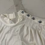 Red by BKE Mock Neck Rhinestone Pleated Shoulder Long Sleeve Top Women’s Large Photo 2