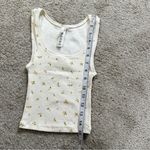 SKIMS Women’s Cotton Rib Cropped Tank Tops XXS & Legging XS Marigold Rosebud Photo 5