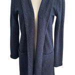 Lucky Brand Blue Heathered Long Cardigan Jacket Size XS Photo 0