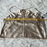 Lulus  Women’s Hold Onto Love Beige Satin Cowl Neck Cami Tank Top size XL Photo 6