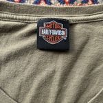 Harley Davidson Womens Green American Flag T Photo 2