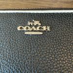 Coach  Accordian Leather Zip Around Wallet Photo 1