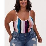 Torrid bodysuit with round neckline and thin straps, with colorful, plus size 0 Photo 6