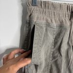 James Perse  Women’s Mixed Media Pant Jogger Linen Cotton Blend Small (1) Neutral Photo 6