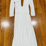 Isabel Marant White Bride Viscose Jadessi long sleeve Midi Dress sz FR 34 (US 2) Photo 8