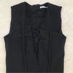 Finders Keepers Black Lace Up Bodycon Midi Dress Sleeveless Fitted Size XXS Photo 5