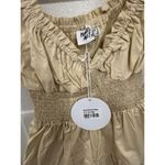 Princess Polly  Daniela Mini Dress Size 2 Beige Fit & Flare Ruffle Bridal NWT Photo 1