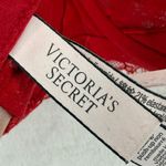 Victoria's Secret  Dream Angels Push-Up Without Padding Bra Red Lace 38D D85‎ Photo 3