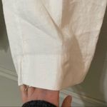 Jones New York White 100% Linen Slacks Pants Womens 16 Beachy Lagenlook Natural Photo 3