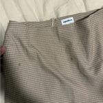 superdown  Checkered Tan Mini set Photo 6