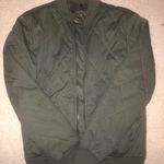 ZARA Green  Man Bomber Jacket Photo 0