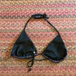 BLUE PURPLE GLITTER TRIANGLE BIKINI TOP Size XS Photo 3