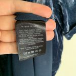 Anthropologie | Floreat Crinkled Velvet Navy Mini Dress XS Photo 6