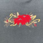 Top Stitch by Morning Sun Sweatshirt Womens M Green Pullover Christmas Cardinal Size M Photo 1