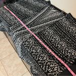 Free People  open front cocoon kimono duster, fringed sleeve det Oversized XS Photo 6