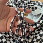 VRG Girl Don't Look Back Black & White Geometric Pattern Dress 10 Photo 10