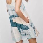 Aritzia Wilfred millau abstract tank top 100% silk flowy swing tunic dress Photo 1