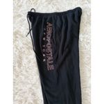 Aeropostale New York Black Sweatpants Joggers Athleisure Women's Size L Size L Photo 1