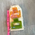 Ettika  2-Pack Hair Claw Clips Orange and Green Spring Summer Girly Photo 2
