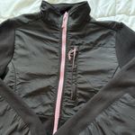 Mountain Fog Womens Size Medium Fleece Jacket Black Pink Zip Pockets Winter Fall Photo 1