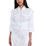 Derek Lam 10 Crosby Skylar Zip Front Shirtdress 4 New Photo 2
