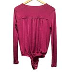 Free People intimately Dark Rhubarb Turnt Bodysuit Size Small Photo 6