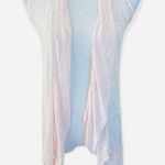 Max Rave Womens  Sweater Open Cardigan Vest Duster - Sz L Photo 0
