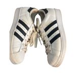 Adidas  Superstar White Black Sneakers Leather Low Top Design PGD 789006 Sz 6.5 Photo 3