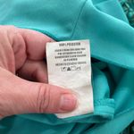 Love Tease Y2K Green Floral Geometric Print Front Bow Baby Doll Dress Size 5 Photo 9