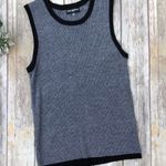 Karl Lagerfeld Gray Crew Neck Ribbed Sweater Vest Photo 3