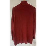 Lululemon Merino Wool Ribbed Long Wrap Sweater Cardigan Cayenne 8 Thick Layer Red Photo 3