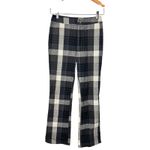 Urban Outfitters Tasha High Rise Kick Flare Pants Black Plaid Motif Size XS NWT Photo 2